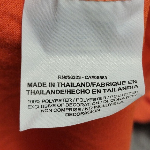 Nike Golf Mens Size XL Zonal Cooling Stripe Golf Polo Shirt AH8467 Peach Coral‎ - Picture 3 of 11